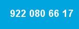 922 080 66 17 922 080 66 17